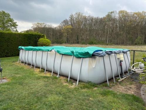 groot opbouw zwembad plus alle materiaal, Tuin en Terras, Zwembaden, Gebruikt, Opzetzwembad, 120 cm of meer, 400 cm of meer, 300 cm of meer