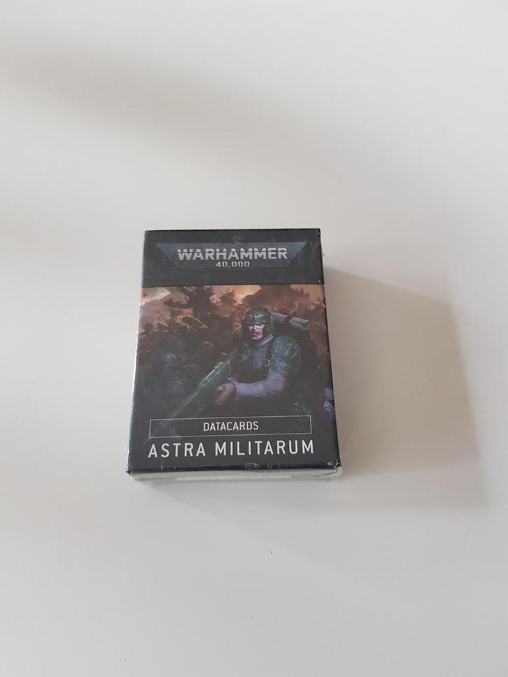 warhammer 40k Astra Militarum Datacards, sealed, Hobby en Vrije tijd, Wargaming, Nieuw, Warhammer, Boek of Catalogus, Ophalen of Verzenden