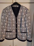 Zeer elegante dames vest / blazer donker blauw/wit (iLANY), Jasje, Ilany, Blauw, Maat 42/44 (L)