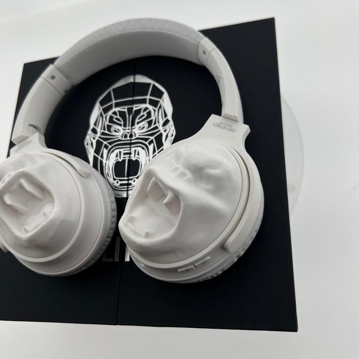 Richard Orlinski (1966) - Headphones King Kong - White, TV, Hi-fi & Vidéo, Casques audio, Neuf, Circum-aural, Sans fil, Bluetooth