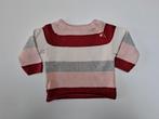 Mt 68 Roze, rode, witte, grijs gestreepte gebreide trui, H&M, Ophalen of Verzenden, Zo goed als nieuw, Truitje of Vestje