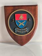Houten plaquette, 2e artillerie bataljon, Ophalen of Verzenden
