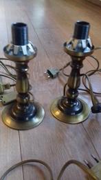 2 nachtlampjes of tafellampjes, Huis en Inrichting, Lampen | Tafellampen, Ophalen of Verzenden, Metaal