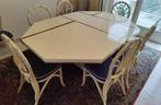 table salon + 8 chaises deco, Overige vormen, 200 cm of meer, Overige materialen, 100 tot 150 cm