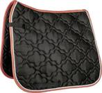 Zadeldekje HKM Zwart/Rood - Dressuur - Pony, Dieren en Toebehoren, Ophalen of Verzenden, Nieuw