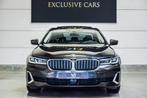 BMW 520 520iA MHEV Luxury Line 04/2021 - Full Option!, Auto's, BMW, Automaat, Achterwielaandrijving, 4 cilinders, Leder