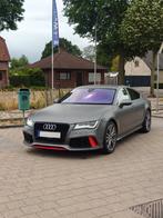 Audi A7 Sportback S-Line 3.0 V6 TFSI, Auto's, Automaat, Zwart, Leder, Grijs