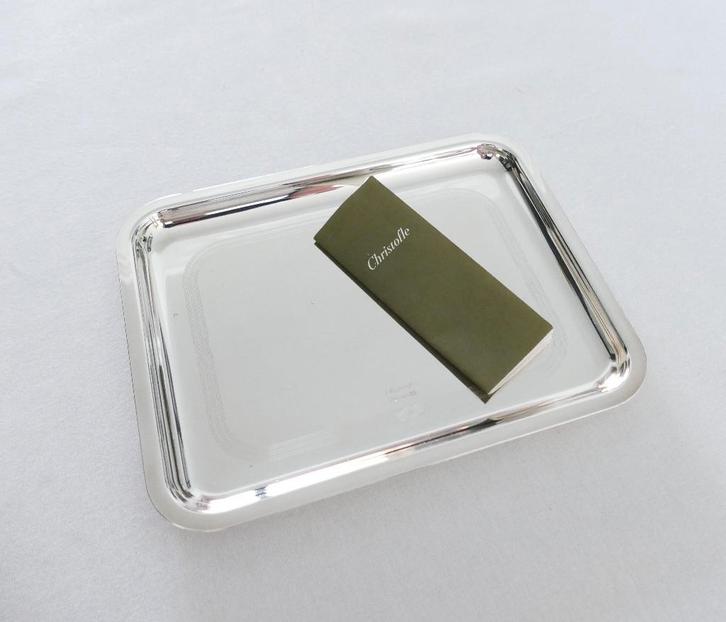 Christofle Prelude - Klein dienblad - nieuwstaat, Antiquités & Art, Antiquités | Couverts, Envoi