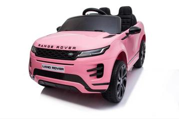 Kinderauto Range Rover Evoque roze 12V 2.4G afstandsbedienin