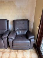 Lederen zetels, Ophalen, Gebruikt, Leer