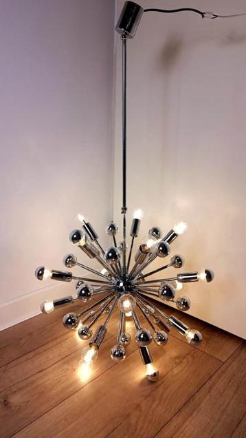 Sputnik Spoetnik hanglamp vintage verlichting space age 