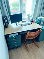 Vintage bureau, Huis en Inrichting, Zo goed als nieuw, Ophalen, Bureau
