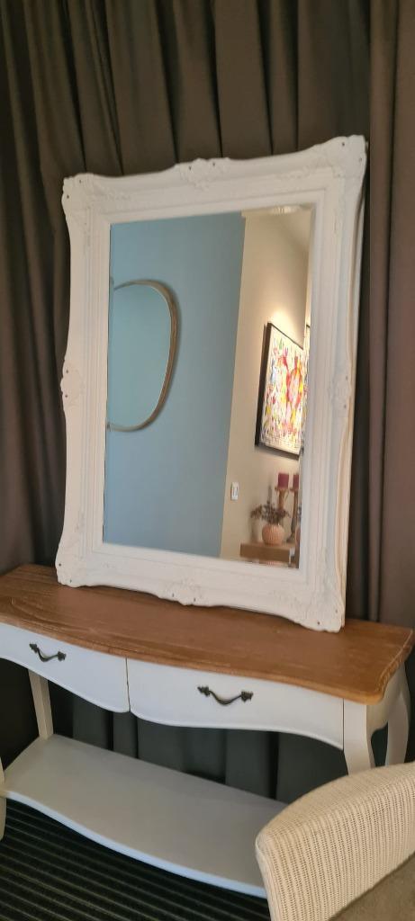 Side board met Barok spiegel, Huis en Inrichting, Kasten | Dressoirs, Zo goed als nieuw, 100 tot 150 cm, 25 tot 50 cm, Met lade(s)