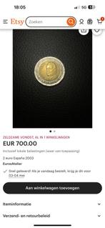 Spaanse munt van 2 euro, Postzegels en Munten, Munten | Europa | Euromunten, 2 euro, Ophalen of Verzenden