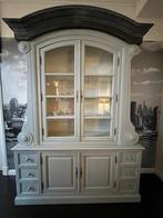 Eichholtz Buffetkast met loden kuif in kleur Swedish White, Enlèvement, Comme neuf