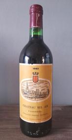 Vend une bouteille de château bel air pomerol 1962, Collections, Comme neuf, Enlèvement ou Envoi