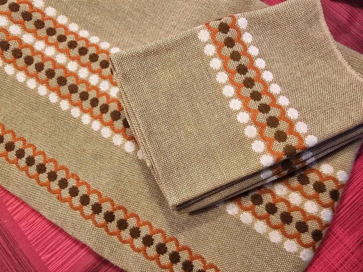 Tafelkleed + 6 servetten - katoen, Huis en Inrichting, Tafelkleden, Nieuw, Rechthoek, Ophalen