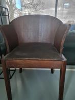 Vintage houten stoelen/kuipjes, Huis en Inrichting, Stoelen, Gebruikt, Ophalen