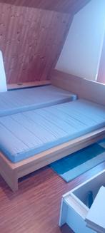 Twee eenpersoonsbedden van Ikea, Huis en Inrichting, Slaapkamer | Bedden, Ophalen, Zo goed als nieuw, Eenpersoons
