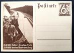 Postkaart 1000 Kilometer der Reichsautobahn 1936, Timbres & Monnaies, Timbres | Europe | Allemagne, Autres périodes, Enlèvement ou Envoi