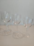Luxueus, geëtst kristallen glasservies, Cristal D'Arques, Antiek en Kunst, Ophalen