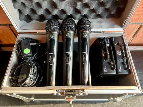 AKG WMS40 mini draadloze microfoons, Muziek en Instrumenten, Microfoons, Zo goed als nieuw, Ophalen