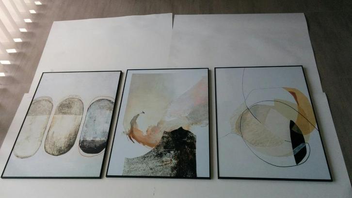 Mooie ingelijste printen., Antiek en Kunst, Kunst | Tekeningen en Fotografie, Ophalen