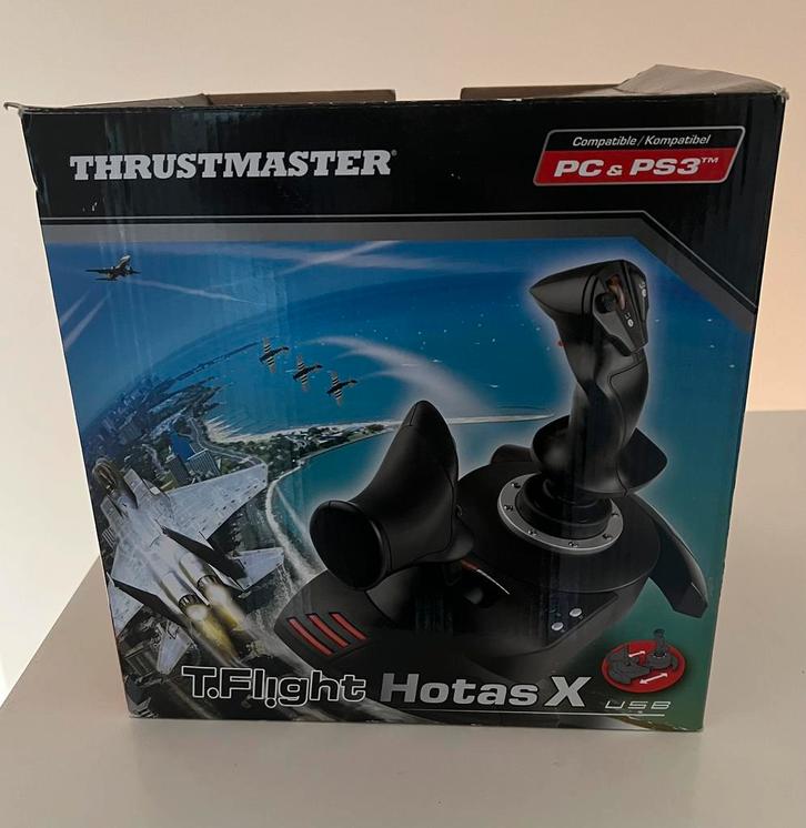 Thrustmaster Hotas X - T flight, Computers en Software, Joysticks, Zo goed als nieuw, Ophalen