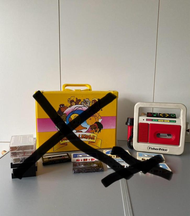 🍄Vintage Fisher Price Cassettespeler / Recorder, Kinderen en Baby's, Speelgoed | Fisher-Price, Zo goed als nieuw, Ophalen of Verzenden