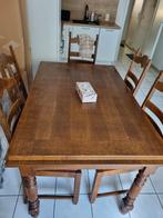 Tafel met 6 stoelen, Huis en Inrichting, Tafels | Eettafels, Ophalen, Gebruikt