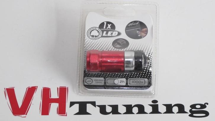 Aansteker LED lamp 34056 rood, Autos : Divers, Tuning & Styling, Enlèvement