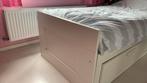 Ikea Brimnes bed 80cm x 200cm, uittrekbaar tot 1,60m, Ophalen, Zo goed als nieuw