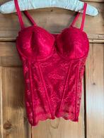 Rode bustier maat smal, Kleding | Dames, Ondergoed en Lingerie, Ophalen of Verzenden, Rood, Body of Korset