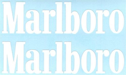 Marlboro sticker set #7, Motos, Accessoires | Autocollants, Envoi