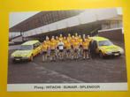 wielerkaart 1985  team splendor  criquielion  thurau, Comme neuf, Envoi