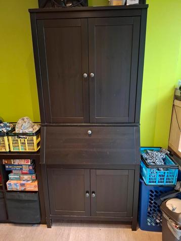 Secrétaire Hemnes Ikea sans contenu, Enlèvement, Utilisé
