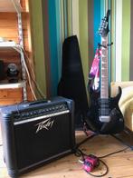 Elektrische Gitaar met benodigdheden, Muziek en Instrumenten, Ophalen, Gebruikt, Ibanez, Met versterker