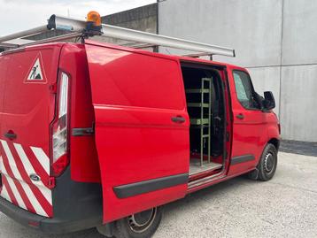 *** Ford Transit Custom Accident Moteur OK Airbag OK ***, Euro 5, Achat, Entreprise, Boîte manuelle