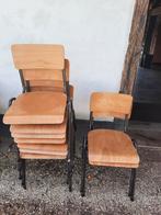 Retro houten schoolstoelen, Huis en Inrichting, Ophalen of Verzenden