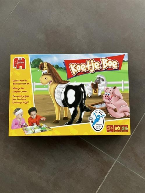 Jumbo - Koetje Boe gezelschapsspel, Hobby en Vrije tijd, Gezelschapsspellen | Bordspellen, Zo goed als nieuw, Drie of vier spelers