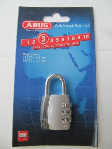 Serrure à combinaison de 30 mm d'Abus., Enlèvement ou Envoi, Neuf, Métal, Clé