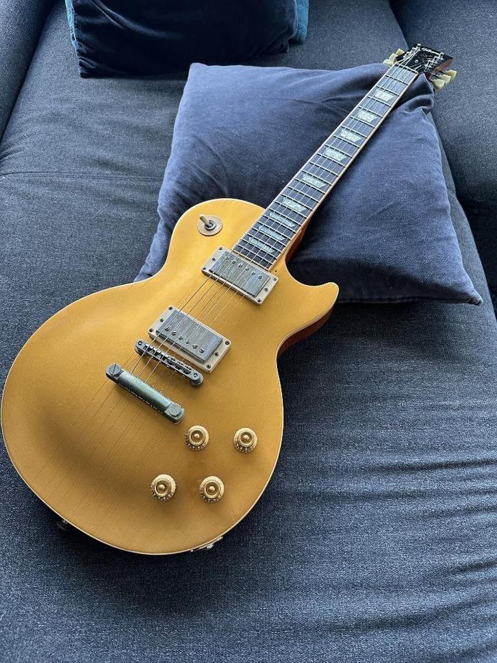 Gibson Les Paul Standard Goldtop (Natural Relic), Muziek en Instrumenten, Snaarinstrumenten | Gitaren | Elektrisch, Gebruikt, Solid body