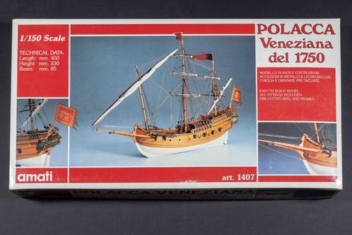 Polacca Veneziana del 1750 d'Amati n 1407, Hobby & Loisirs créatifs, Modélisme | Bateaux & Navires, Neuf, Autres marques, Enlèvement ou Envoi