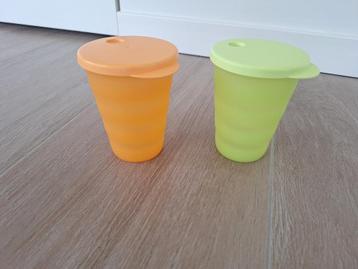 Set van 2 drinkbekers Tupperware beschikbaar voor biedingen