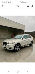 Bmw x5 40d  F15   313cv, Auto's, Automaat, Monovolume, Leder, Bruin
