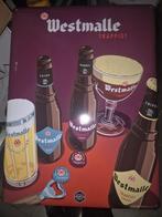 Metalen plaat westmalle bier, Verzamelen, Verzenden