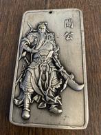 5 China Exquise Tibet Zilver Carving Guan Yu Hangers, Huis en Inrichting, Ophalen of Verzenden, Gebruikt