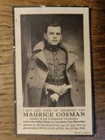 MAURICE COSMAN * INGELMUNSTER * KIA 1940 BOULOGNE, Verzenden, Bidprentje