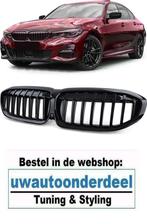 Grill Nieren Enkele Spijl Zwart Voor Bmw 3 Serie G20 G21, Verzenden