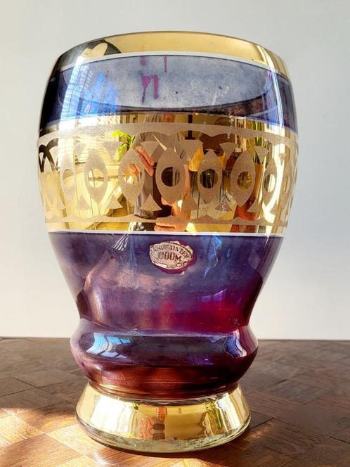 booms glas vaas, Antiek en Kunst, Antiek | Glaswerk en Kristal, Ophalen of Verzenden
